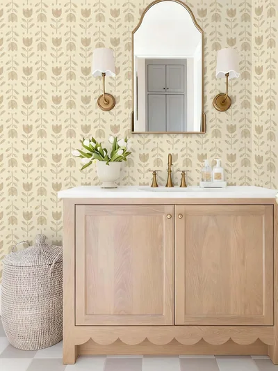 Brown Vintage Floral, picture 3