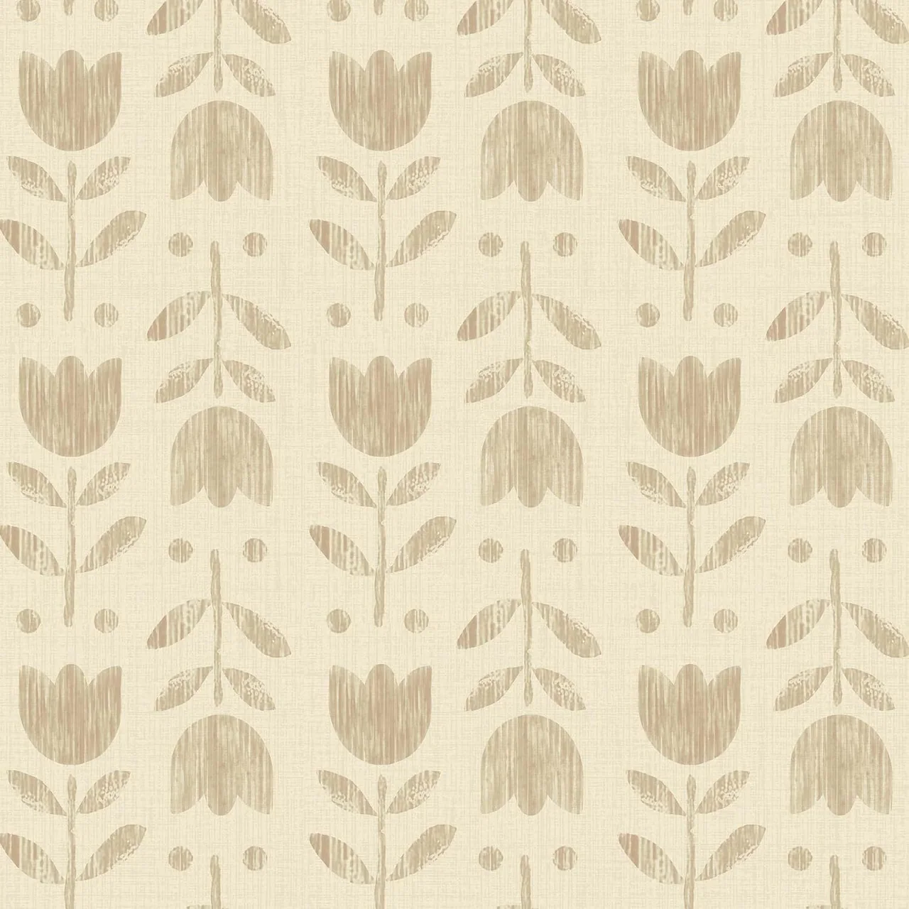 Heroad Brown Vintage Floral peel and stick wallpaper, swatch