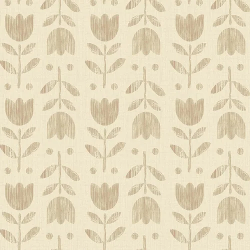 Heroad Brown Vintage Floral peel and stick wallpaper