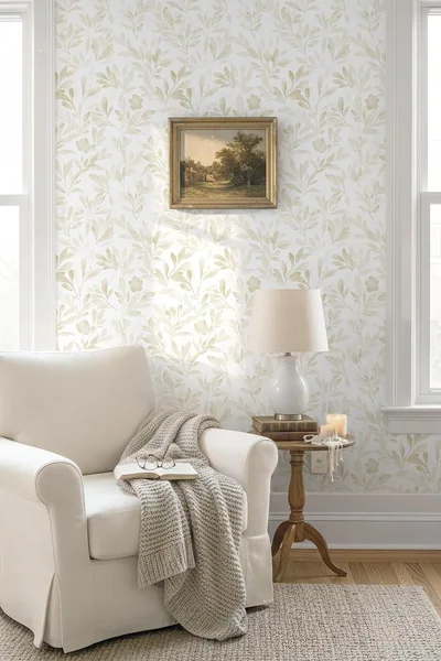 Beige Modern Leaf, picture 1
