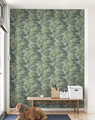 Dark Green Vintage Botanical, picture 6