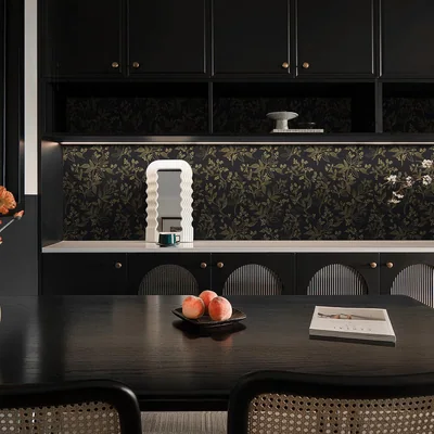 Black and Gold Modern Floral, picture 6