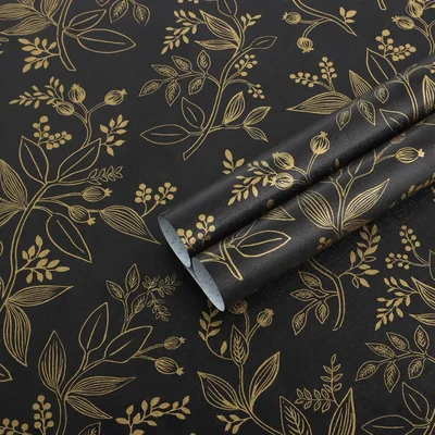 Black and Gold Modern Floral, picture 1