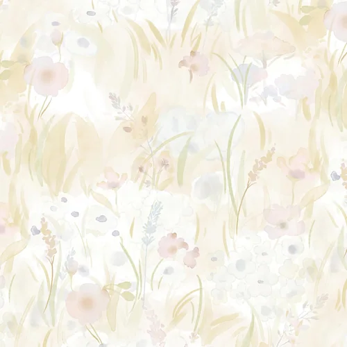 Heroad Yellow Boho Floral peel and stick wallpaper