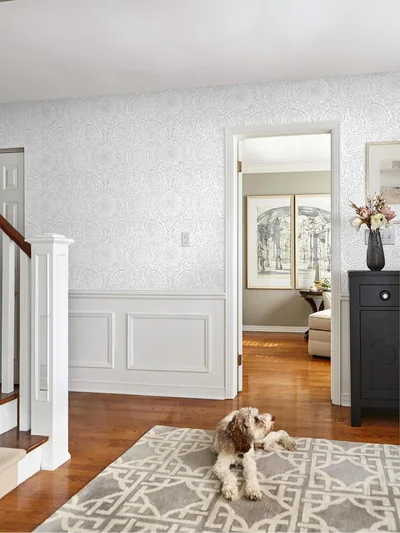 Grey Modern Floral, picture 2