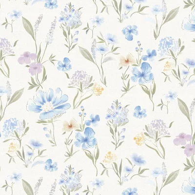 Blue Vintage Botanical, picture 1