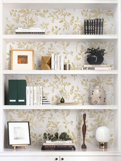 White and Gold Botanical, picture 4