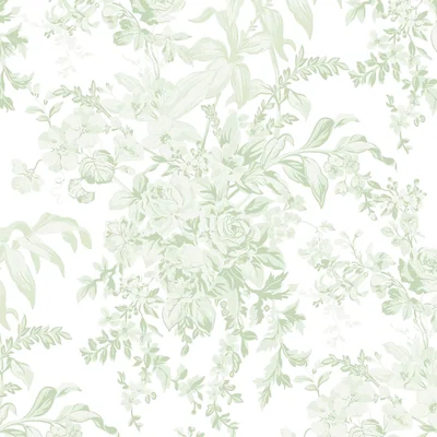 Green Floral Sprig, picture 1