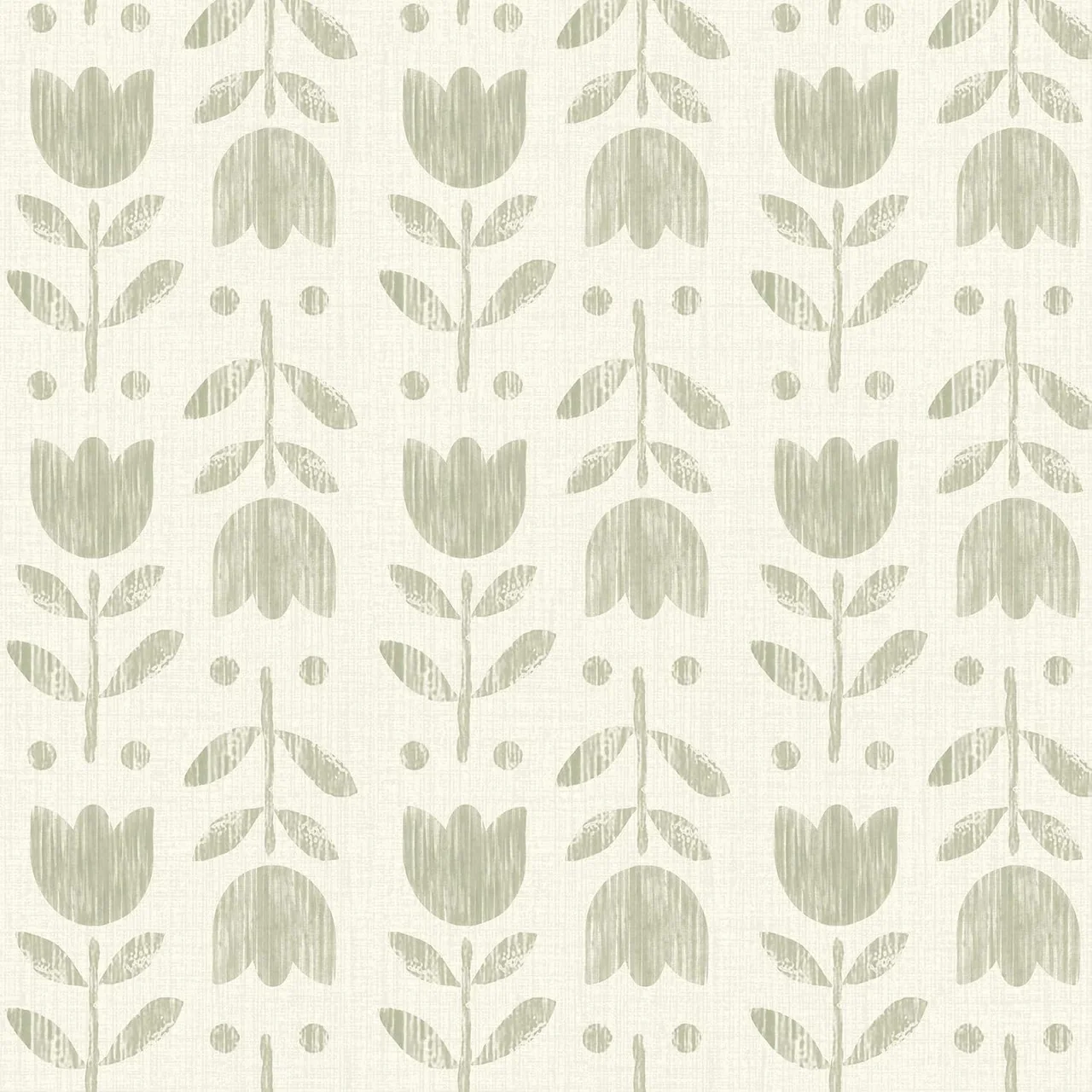 Heroad Sage Tulip peel and stick wallpaper, swatch