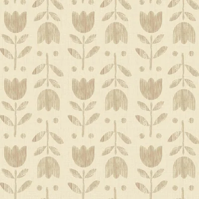 Brown Vintage Floral, picture 1
