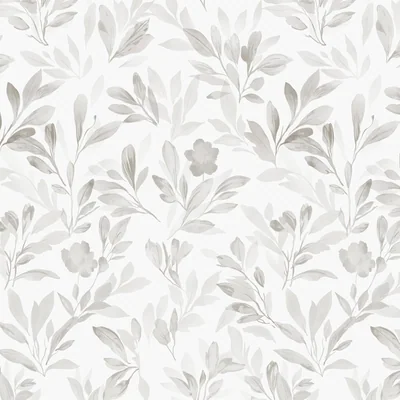 Grey Modern Leaf, picture 1