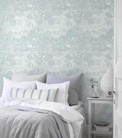 Blue and White Vintage Floral, picture 6