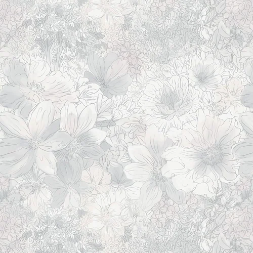 Heroad Grey and Pink Vintage Floral peel and stick wallpaper