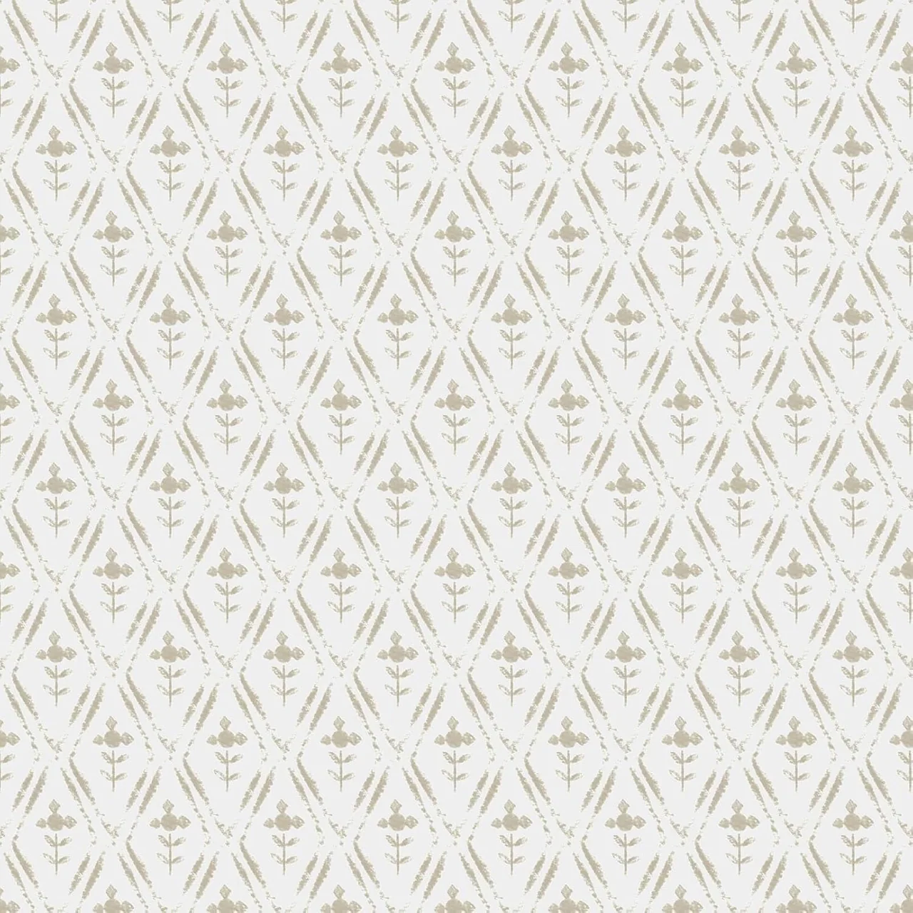 Heroad Beige Farmhouse Floral peel and stick wallpaper, swatch