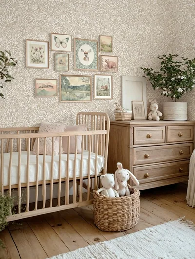 Beige Vintage Floral, picture 6
