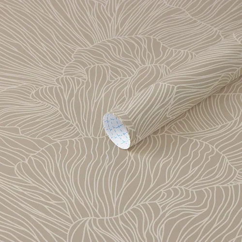 Heroad Brown Boho Wave peel and stick wallpaper