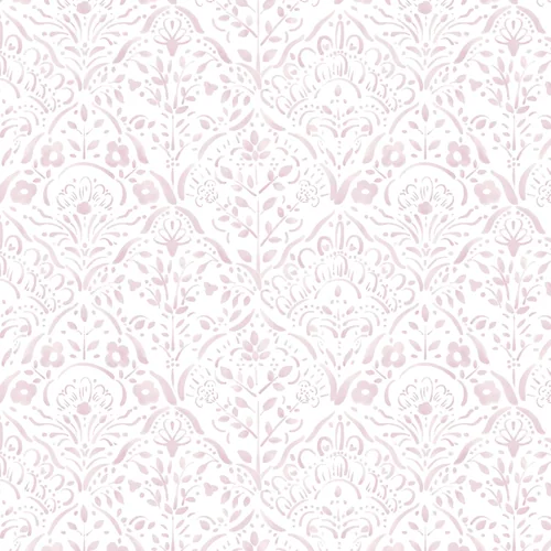 Heroad Pink Boho Floral peel and stick wallpaper
