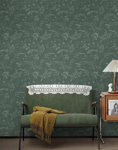 Sage Green Boho Floral, picture 4