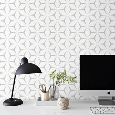 Light Grey Modern Geometric, picture 1