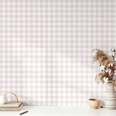 Pink Boho Gingham, picture 1