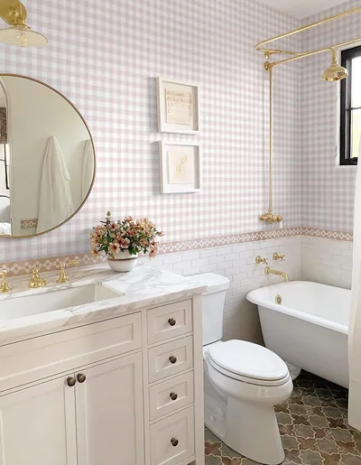 Pink Boho Gingham, picture 3