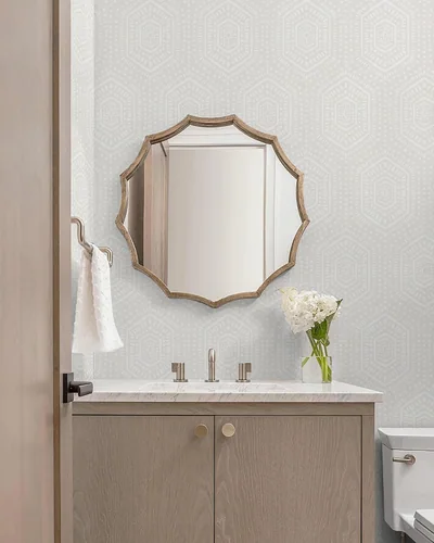Beige Hexagon Dot, picture 3