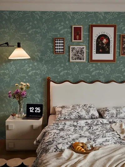 Sage Green Boho Floral, picture 5