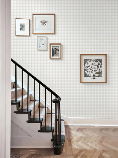 Neutral Boho Plaid, picture 3