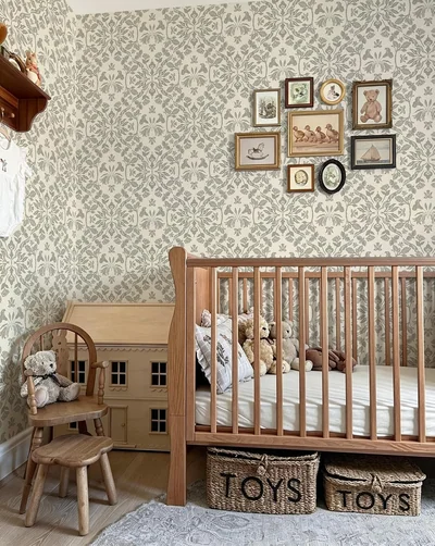 Neutral Vintage Damask, picture 3