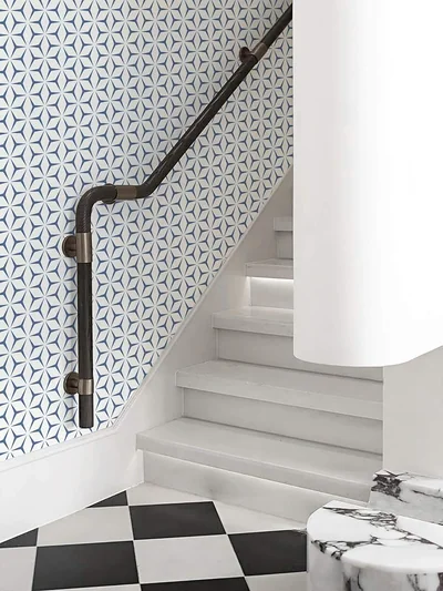 Blue Modern Geometric, picture 3