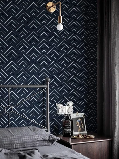 Navy Blue Geometric, picture 3