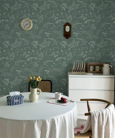 Sage Green Boho Floral, picture 3