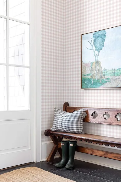 Pink Boho Gingham, picture 6