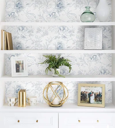 Blue and White Boho Floral, picture 3