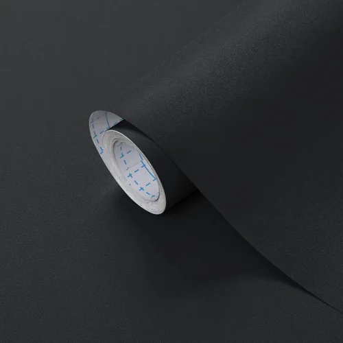 Heroad Dark Grey Matte peel and stick wallpaper