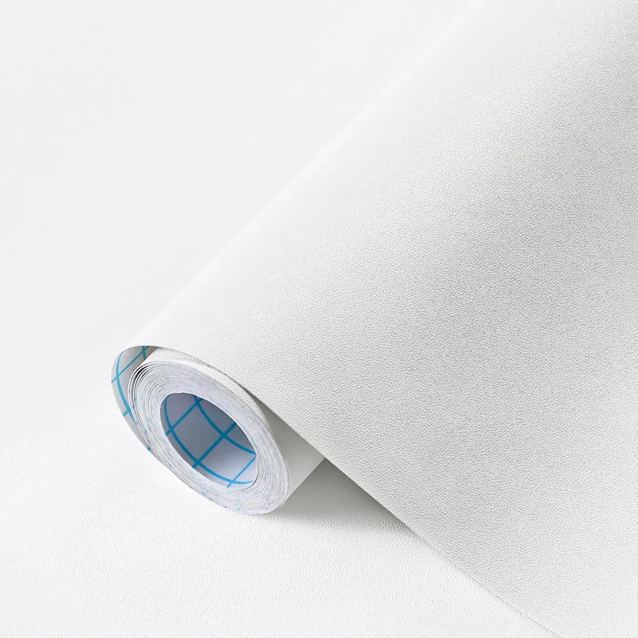 Heroad White Matte peel and stick wallpaper, swatch