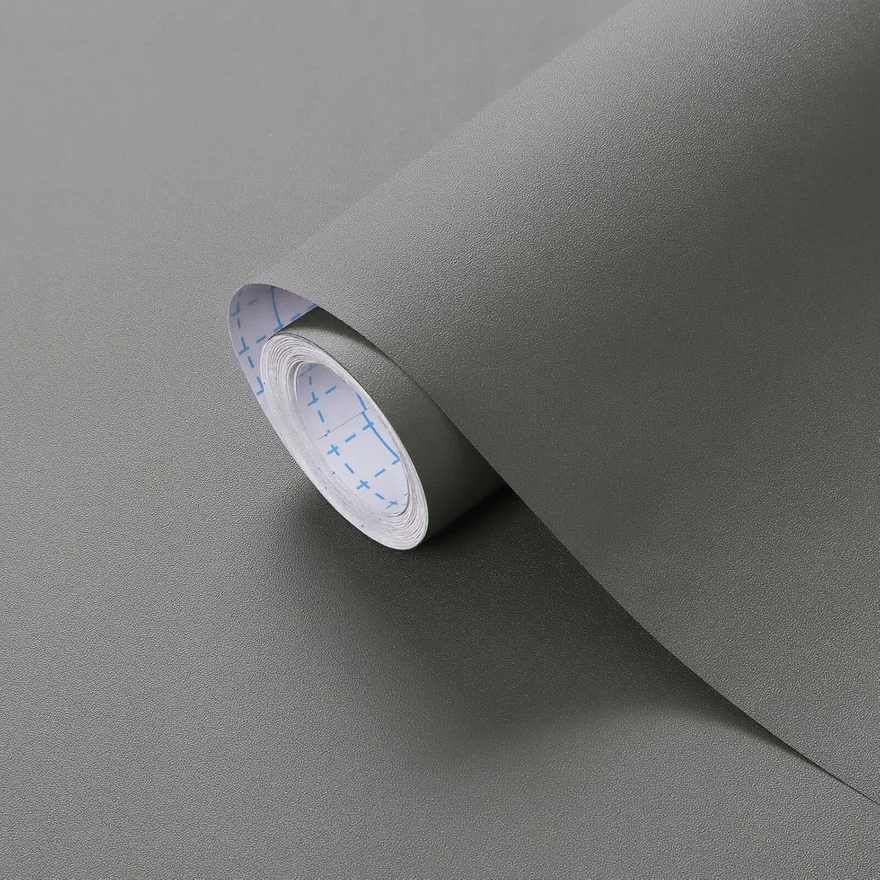 Heroad Light Grey Matte peel and stick wallpaper, swatch