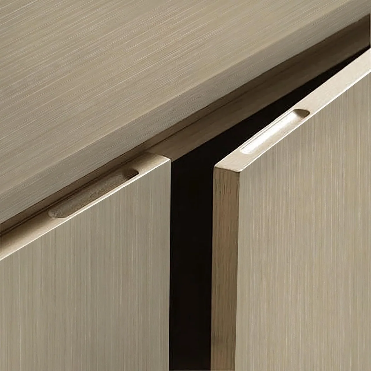 Heroad Modern Oak peel and stick wallpaper in a room
