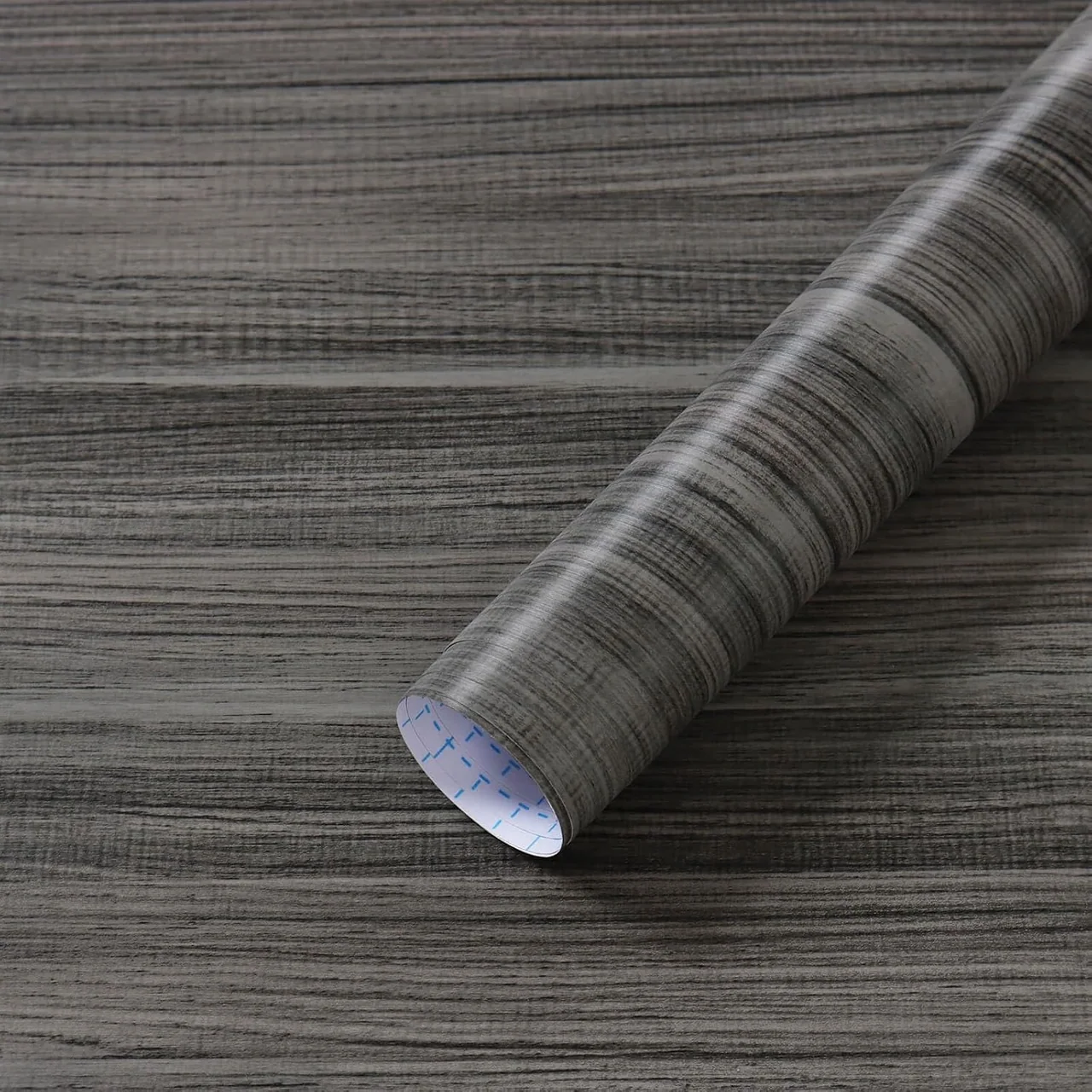 Heroad Grey Wood peel and stick wallpaper, swatch