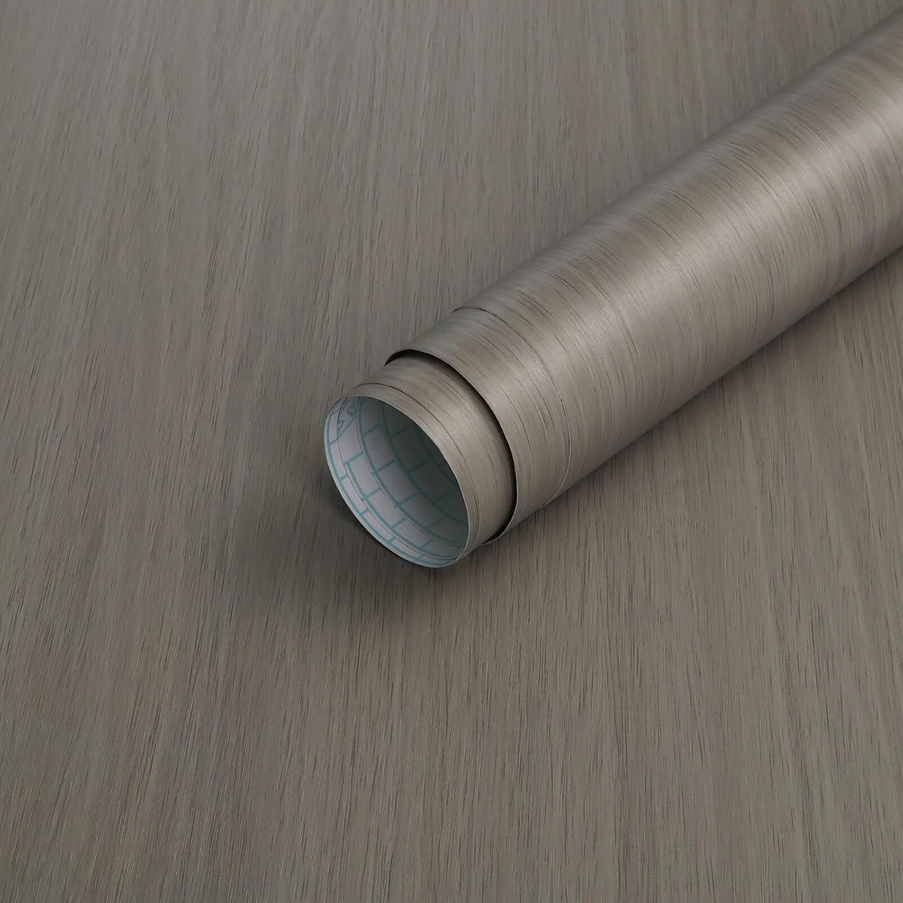 Heroad Grey Modern Grey Wood peel and stick wallpaper, swatch